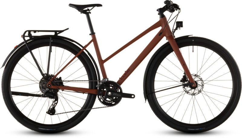 Bicicleta Cube Nulane Race FE amber´n´black Cuadro semiabierto 2026