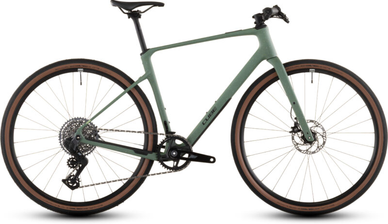 Bicicleta Cube Nulane C:62 SLT greensmoothie´n´green Barra alta 2026