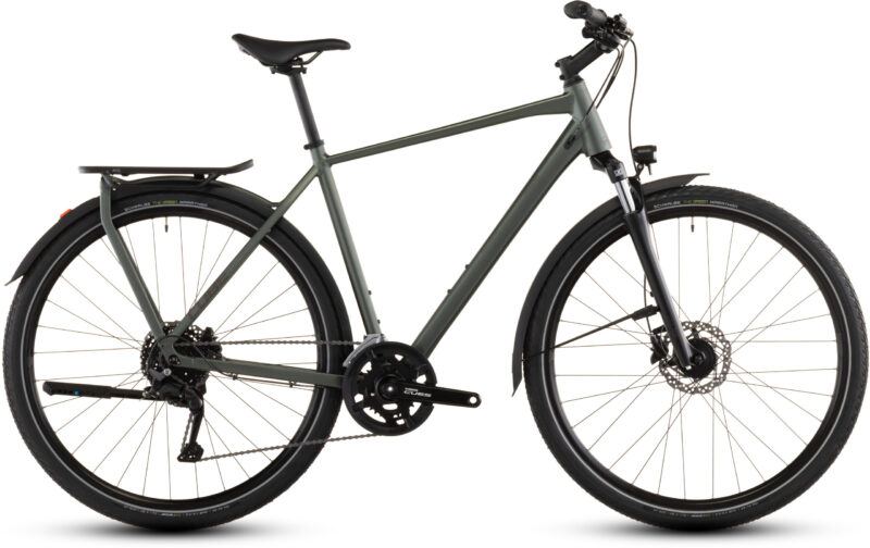 Bicicleta Cube Kathmandu ONE sagebrushgreen´n´green Barra alta 2026