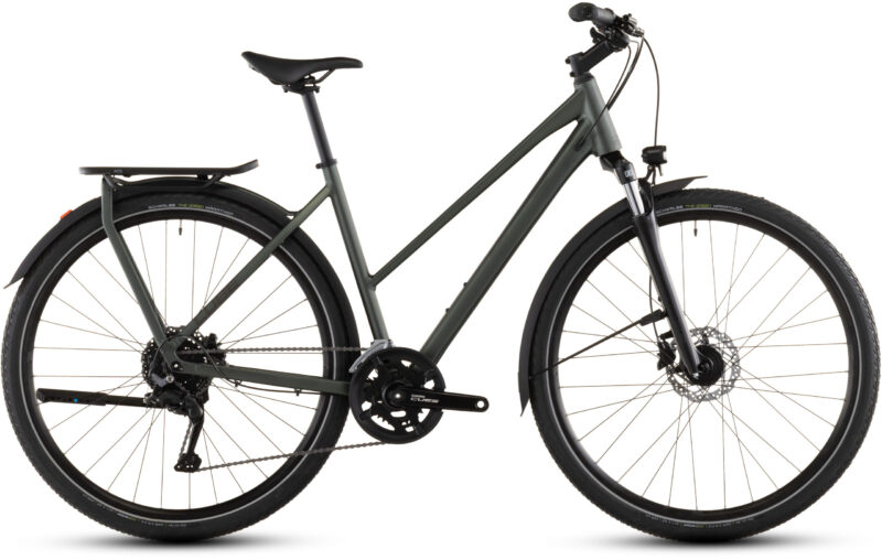 Bicicleta Cube Kathmandu ONE sagebrushgreen´n´green Cuadro semiabierto 2026