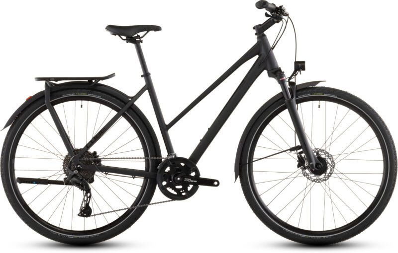 Bicicleta Cube Kathmandu Pro coal´n´black Cuadro semiabierto 2026