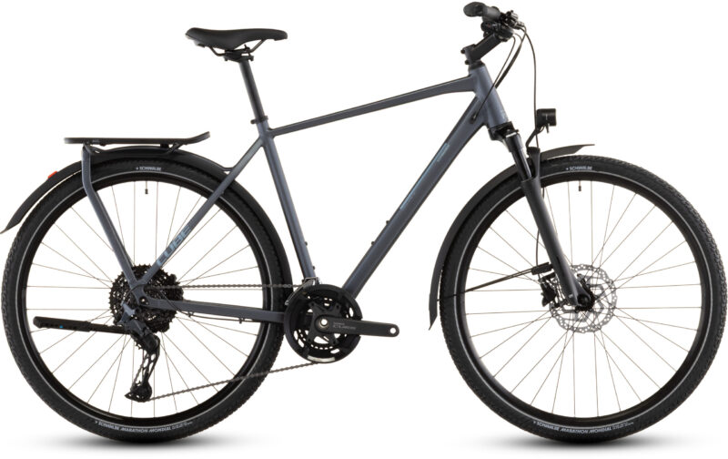 Bicicleta Cube Kathmandu EXC metallicgrey´n´chrome Barra alta 2026