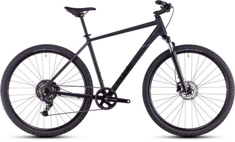 Bicicleta Cube Nature ONE black´n´black Barra alta 2026
