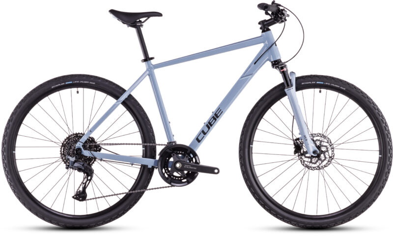 Bicicleta Cube Nature EXC pigeonblue´n´black Barra alta 2026
