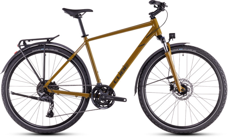 Bicicleta Cube Nature Pro Allroad willowgreen´n´black Barra alta 2026