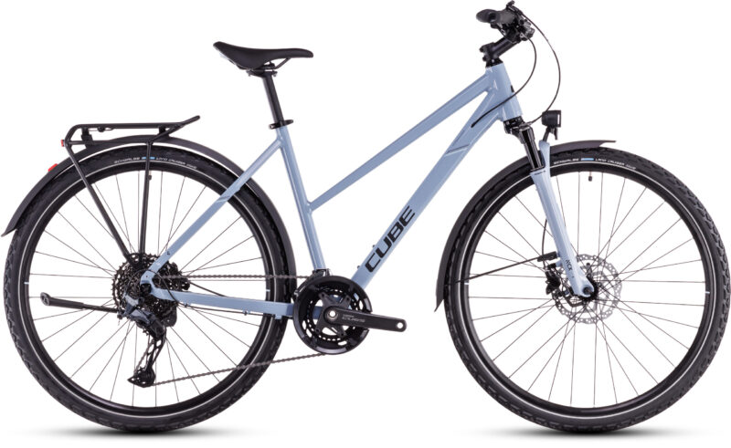 Bicicleta Cube Nature EXC Allroad pigeonblue´n´black Cuadro semiabierto 2026